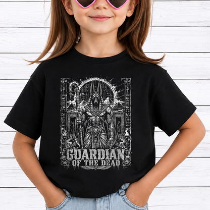 Anubis Guardian Of The Dead PNG Sublimation Design - Dark Gothic Egyptian God Pyramid Mythology Digital File (4500x5000px, 300 DPI Transparent PNG)