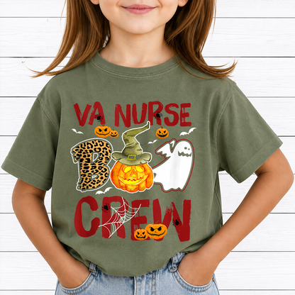 Halloween Nurse Crew PNG, Spooky Medical Sublimation Shirt Design