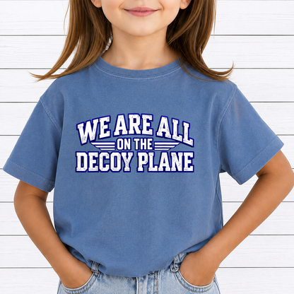 We Are All On The Decoy Plane PNG Sublimation Design - Funny Aviation Meme Pilot Flight Attendant Digital File (4500x5000px, 300 DPI Transparent PNG)