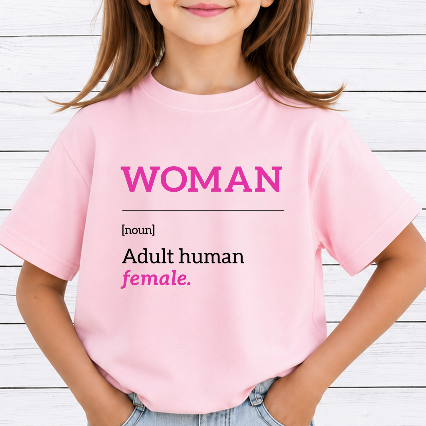 Woman Definition PNG Bundle, Adult Human Female PNG, Woman Noun Definition, Feminist Typography PNG, Pink Woman Sublimation Design