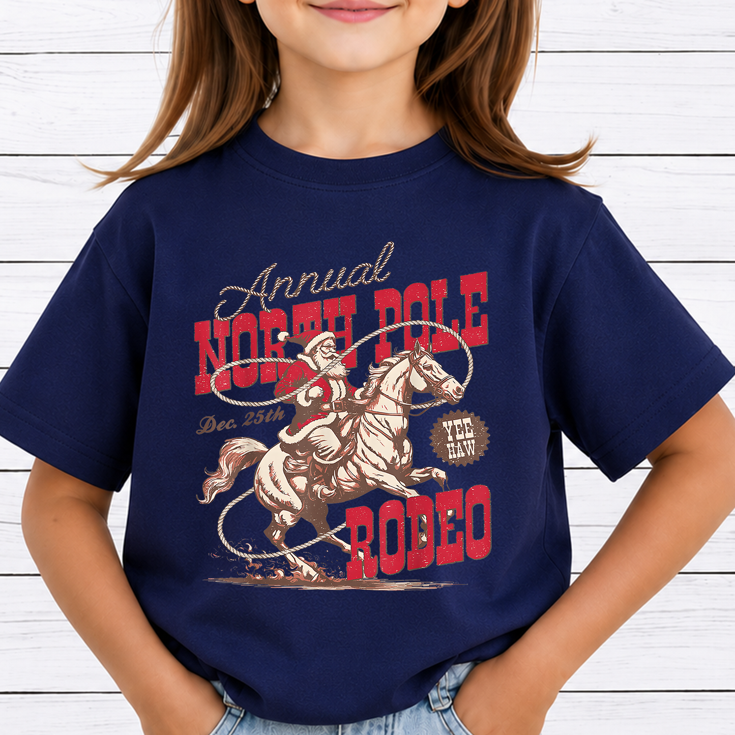 Western Christmas PNG, Retro Christmas PNG, Rockin Around the Christmas Tree, Howdy Christmas Shirt Png