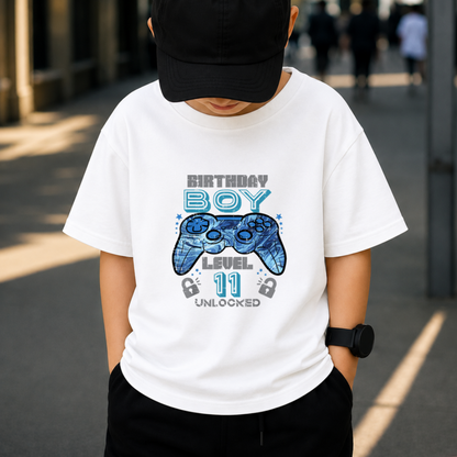 14+ Gaming Birthday PNG Bundle, Level Unlocked Birthday Shirt Designs, Gamer Party Sublimation Collection, Printable Digital Download