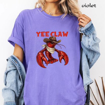 Yee Claw PNG Bundle, Cowboy Crawfish, Western Lobster, Southern Country Shirt Designs, Printable Digital Download