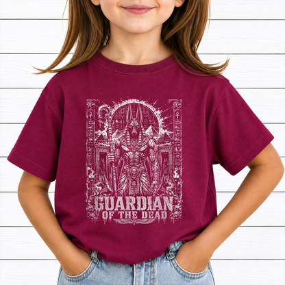 Anubis Guardian Of The Dead PNG Sublimation Design - Dark Gothic Egyptian God Pyramid Mythology Digital File (4500x5000px, 300 DPI Transparent PNG)