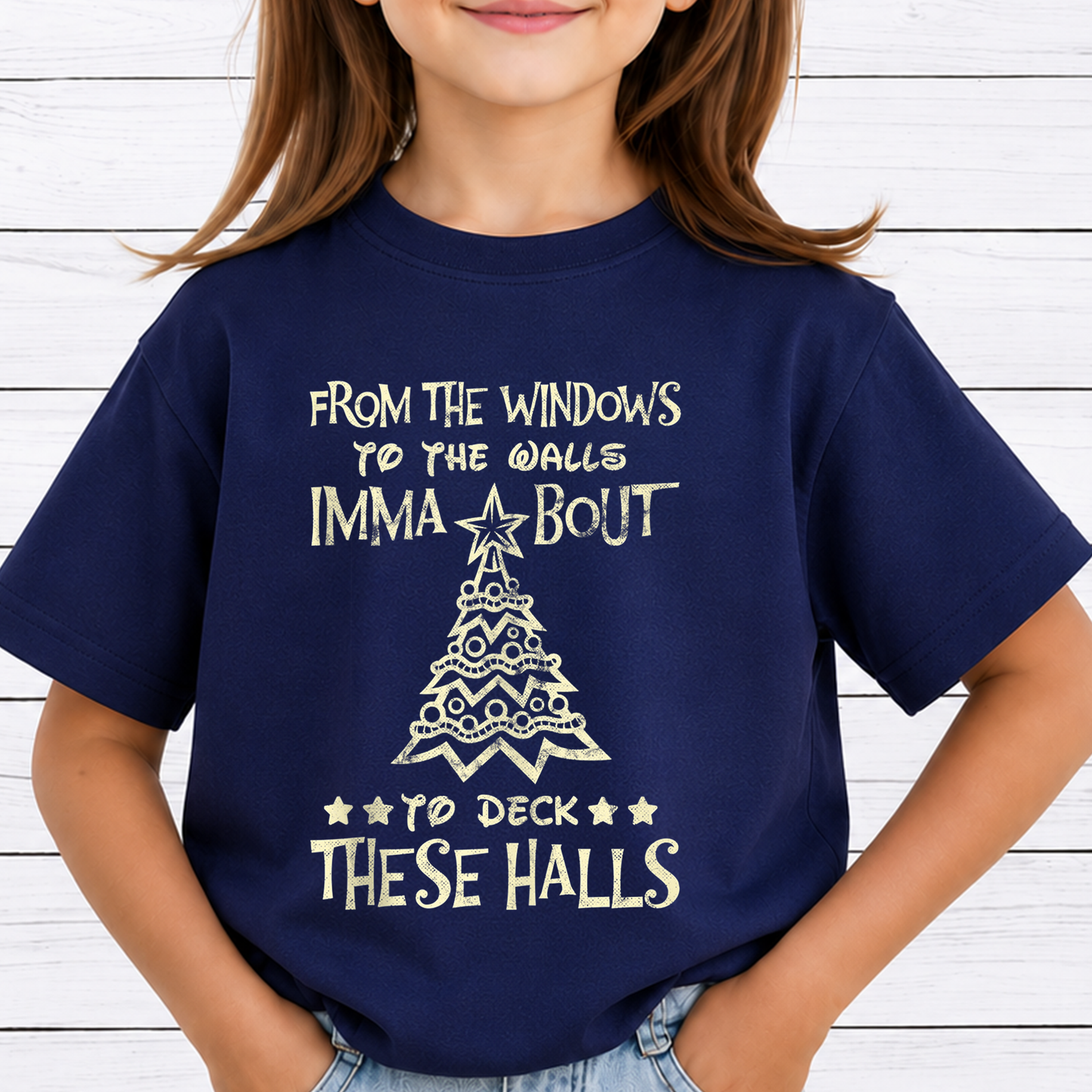 From the Windows to the Walls Im about to Deck These Halls Bundle PNG, Funny Retro Christmas Png, Holiday, Sublimation Design, Digital Download