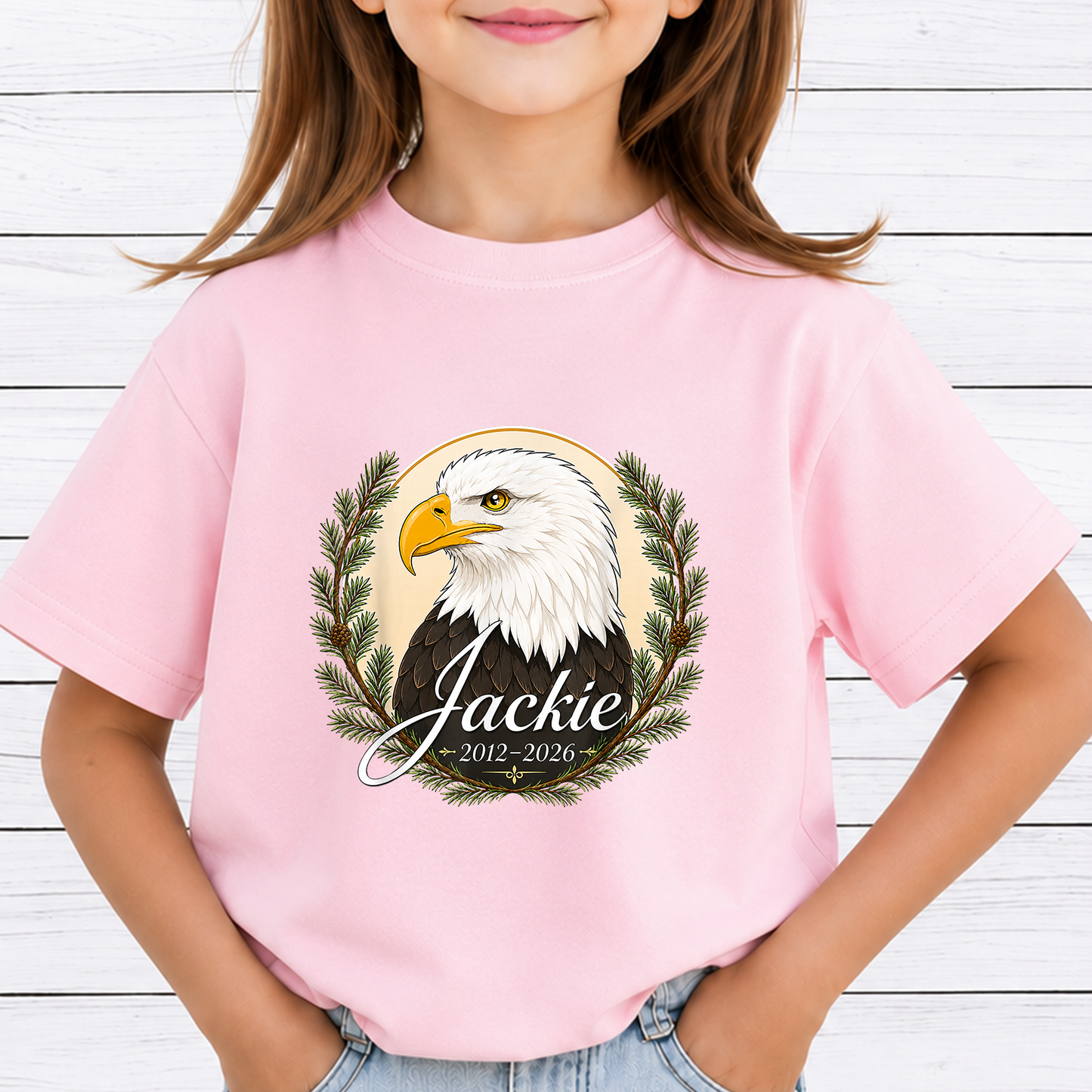 Jackie and Shadow Eagles PNG Bundle - 9 Fly High Free Jackie 2012-2026 Memorial Big Bear Lake Bald Eagle Sublimation Digital File (4500x5000px, 300 DPI Transparent PNG)