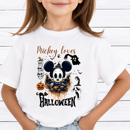 Dark Gothic Mouse Halloween PNG Sublimation Design - Spooky Horror Vampire Mouse Castle Skull Dripping Digital File (4500x5000px, 300 DPI Transparent PNG)