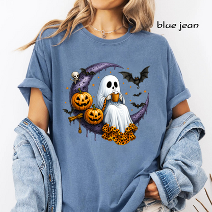 56 + Halloween & Fall PNG Bundle, Cute Ghost, Pumpkin, Witch, Black Cat, Autumn Shirt Designs, Spooky Season Printable Digital Download