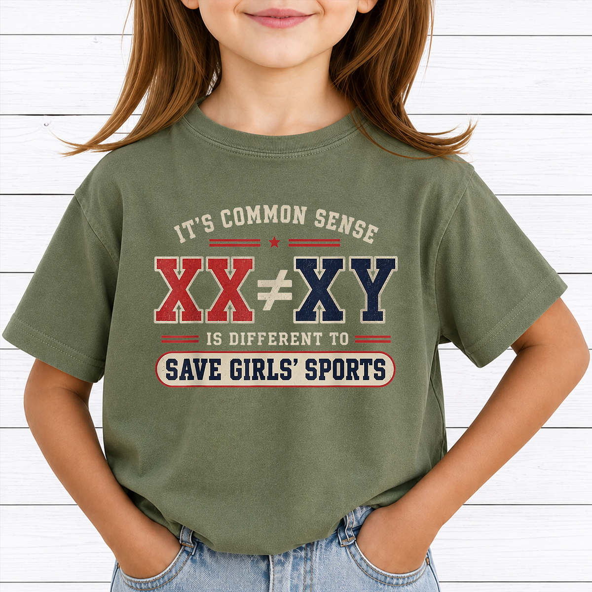 Save Girls Sports PNG Sublimation Design - XX NE XY Common Sense Athletic Varsity Typography Digital File (4500x5000px, 300 DPI Transparent PNG)