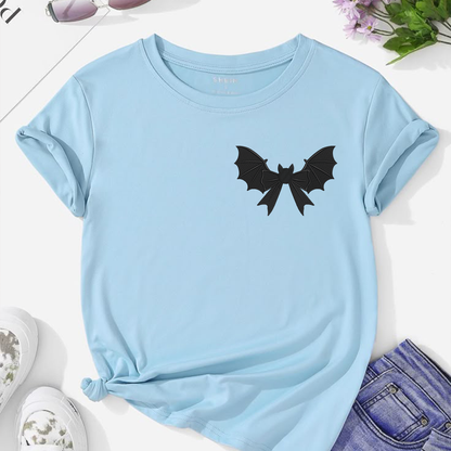 Coquette Bat Bow Machine Embroidery Design - Black Bat Wings Ribbon Gothic Halloween Digital File (4in, 5in, 7in, 9in) - EMB, DST, JEF, EXP, PES, VP3, HUS, XXX