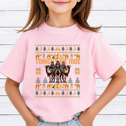 Tonight We Ride Christmas Bundle PNG, Three Wise Men Christmas Design, Christian Holiday PNG, Vintage Christmas Sublimation, Religious Xmas Graphic