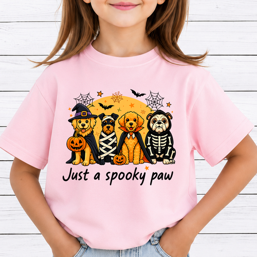 Halloween Dogs PNG Sublimation Design - Cute Spooky Dog Mom Golden Retriever Doberman Poodle Bulldog Digital File (4500x5000px, 300 DPI Transparent PNG)