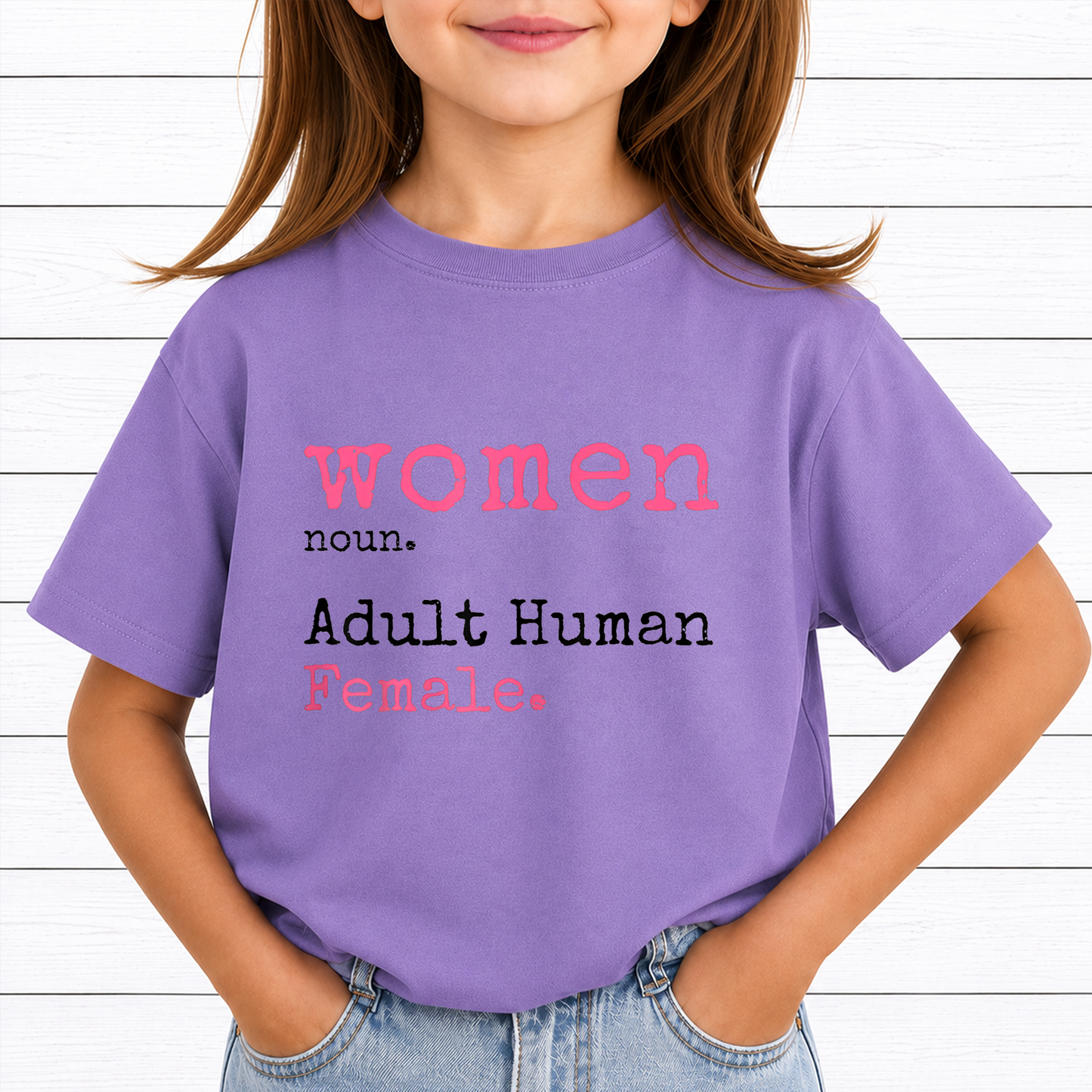 Woman Definition PNG Bundle, Adult Human Female PNG, Woman Noun Definition, Feminist Typography PNG, Pink Woman Sublimation Design