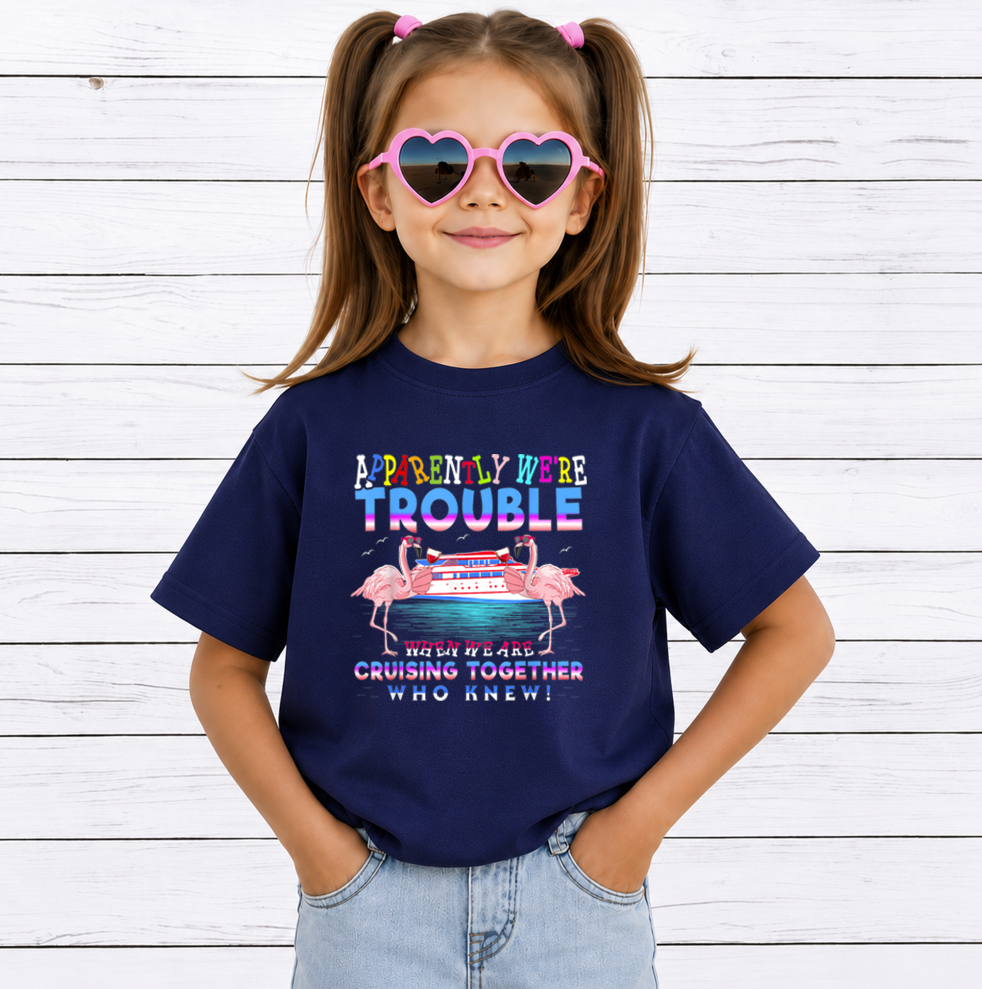 Apparently We're Trouble PNG Bundle, Funny Sarcastic Quote Shirt Designs, Cruise Camping Sublimation PNG, Digital Download