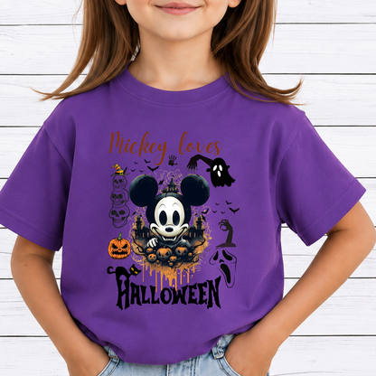 Dark Gothic Mouse Halloween PNG Sublimation Design - Spooky Horror Vampire Mouse Castle Skull Dripping Digital File (4500x5000px, 300 DPI Transparent PNG)
