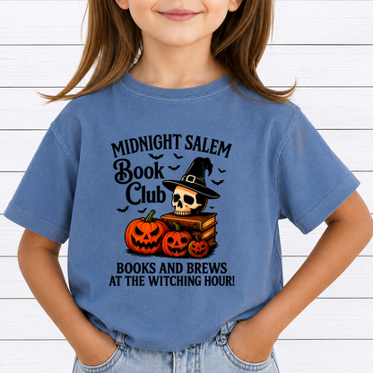 Spooky Bookworm PNG Sublimation Design - Dark Academia Witch Hat Skull Vintage Books Pumpkin Digital File (4500x5000px, 300 DPI Transparent PNG)