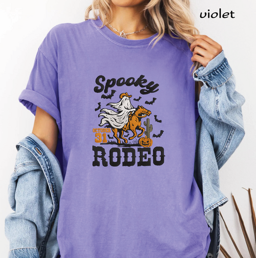 Spooky Rodeo Embroidery Design, Halloween Cowboy Ghost Riding Horse Machine Embroidery File, Western Halloween, PES DST EXP JEF VP3 HUS XXX