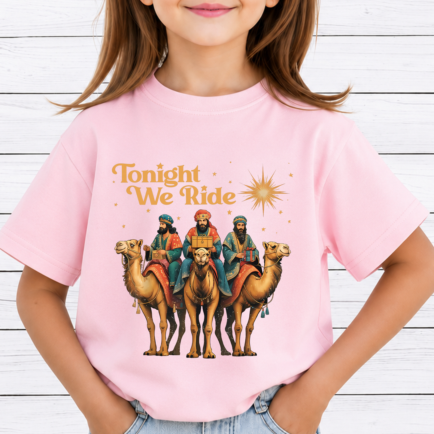 Tonight We Ride Christmas Bundle PNG, Three Wise Men Christmas Design, Christian Holiday PNG, Vintage Christmas Sublimation, Religious Xmas Graphic