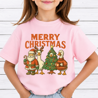 Silly Goose Christmas Bundle, Funny Holiday Goose PNG, Cute Winter Goose Clipart, Festive Christmas Sublimation Designs, Digital Download
