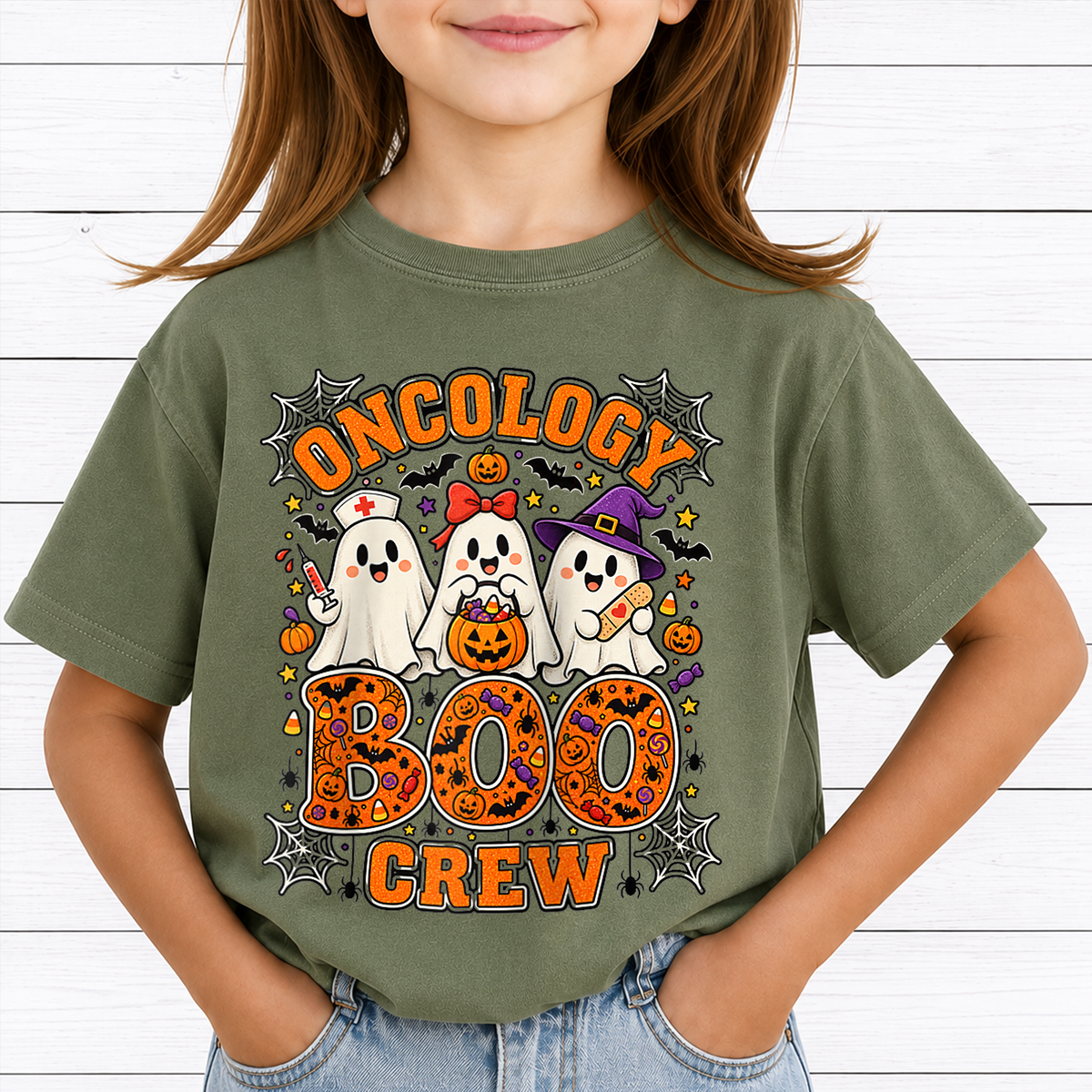 Halloween Nurse Crew PNG, Spooky Medical Sublimation Shirt Design