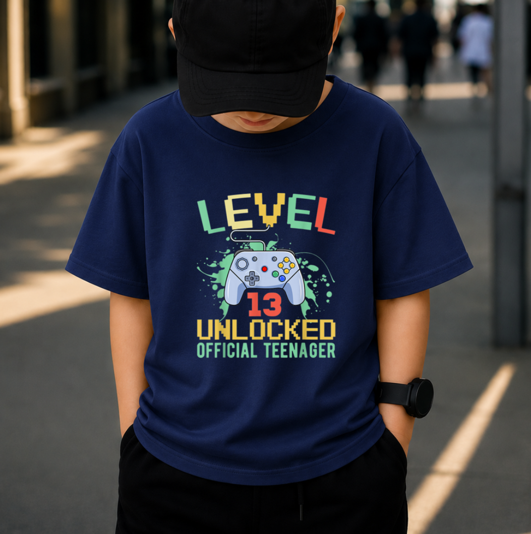 14+ Gaming Birthday PNG Bundle, Level Unlocked Birthday Shirt Designs, Gamer Party Sublimation Collection, Printable Digital Download