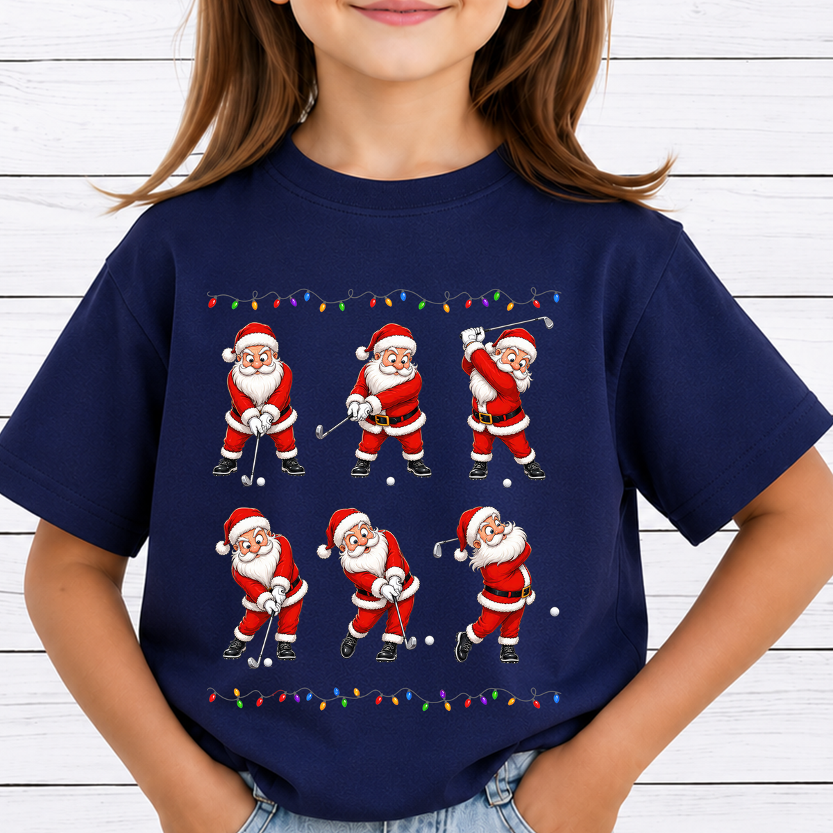 Christmas Golf PNG Bundle, Funny Santa Golfer Elf png, Golf Ball Xmas Lights Sublimation, Holiday Golf Digital Download