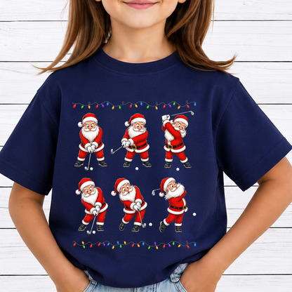 Christmas Golf PNG Bundle, Funny Santa Golfer Elf png, Golf Ball Xmas Lights Sublimation, Holiday Golf Digital Download