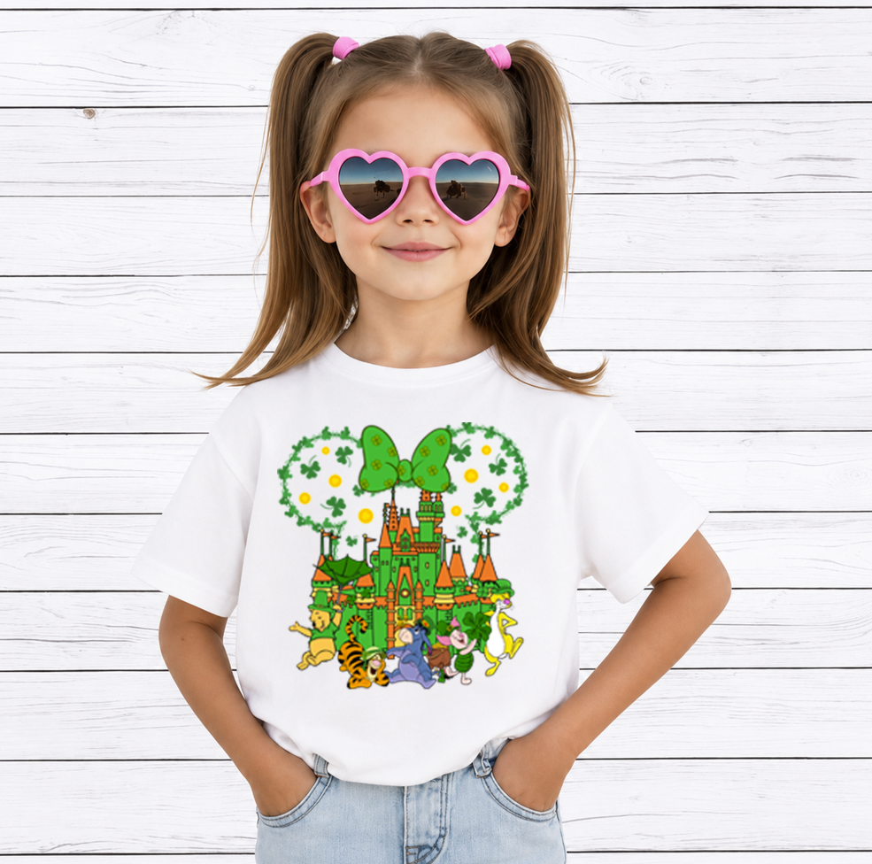 St. Patrick's Day Character Inspired PNG Bundle, Lucky Green Holiday Sublimation Designs, Cute Cartoon Digital Download
