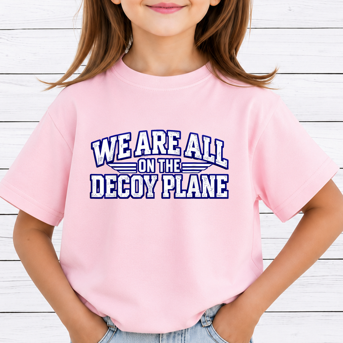 We Are All On The Decoy Plane PNG Sublimation Design - Funny Aviation Meme Pilot Flight Attendant Digital File (4500x5000px, 300 DPI Transparent PNG)