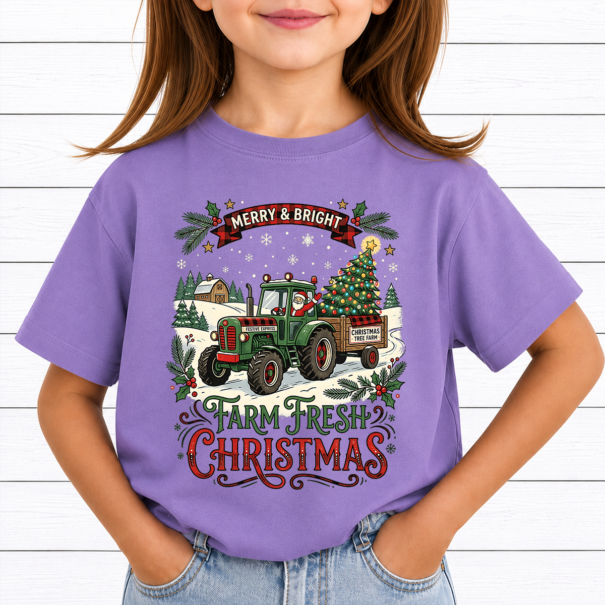 Farm Christmas PNG Bundle, Farmhouse Christmas Sublimation Designs, Red Tractor Christmas Clipart, Funny Farm Animal PNG, Country Christmas Sublimation