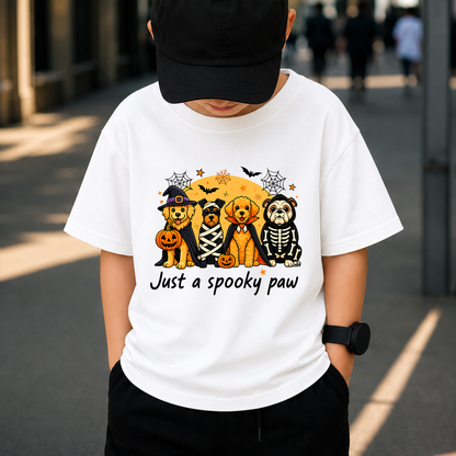 Halloween Dogs PNG Sublimation Design - Cute Spooky Dog Mom Golden Retriever Doberman Poodle Bulldog Digital File (4500x5000px, 300 DPI Transparent PNG)