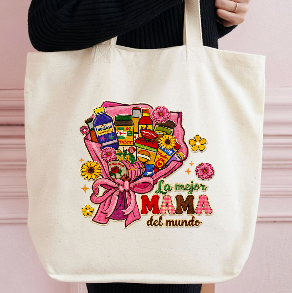 La Mejor Mamá del Mundo PNG, Best Mom in the World Spanish, Mexican Mom Gift, Floral Mother's Day Sublimation, Digital Download
