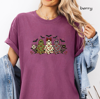 Halloween Ghost PNG Bundle, Cute Coquette Ghost, Leopard Print, Floral Ghost, Spooky Season Shirt Designs, Printable Digital Download