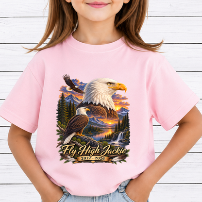 Jackie and Shadow Eagles PNG Bundle - 9 Fly High Free Jackie 2012-2026 Memorial Big Bear Lake Bald Eagle Sublimation Digital File (4500x5000px, 300 DPI Transparent PNG)