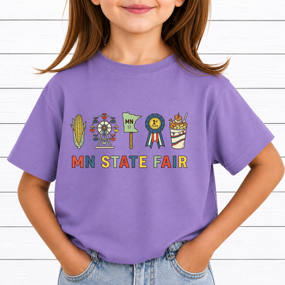 MN State Fair PNG Sublimation Design - Minnesota State Fair Vintage Carnival Food Ferris Wheel Digital File (4500x5000px, 300 DPI Transparent PNG)