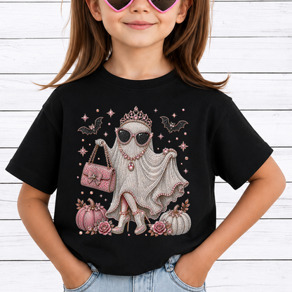 Halloween PNG Bundle 30 Designs - In October We Wear Pink Spooky Cute Ghost Funny Skeleton Dog Lovers Sublimation Digital File (4500x5000px, 300 DPI Transparent PNG)