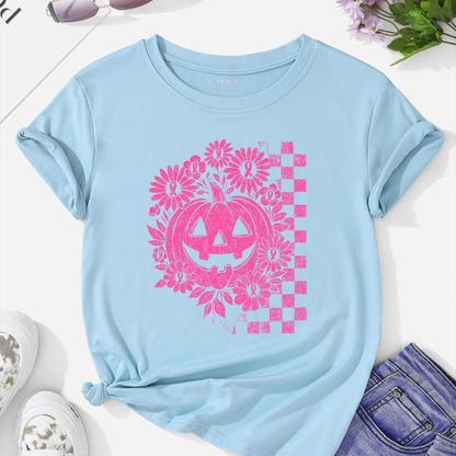 Pink Halloween PNG Bundle - In October We Wear Pink & Horror Movies Sublimation Designs 300 DPI