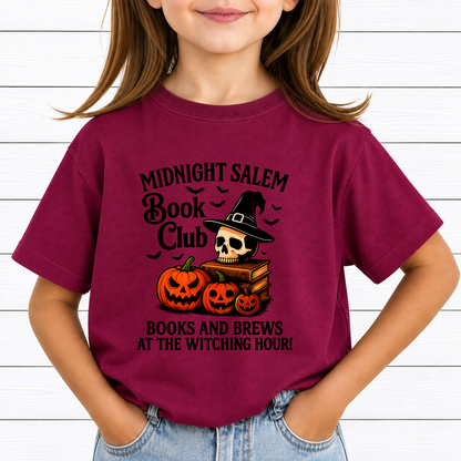 Spooky Bookworm PNG Sublimation Design - Dark Academia Witch Hat Skull Vintage Books Pumpkin Digital File (4500x5000px, 300 DPI Transparent PNG)