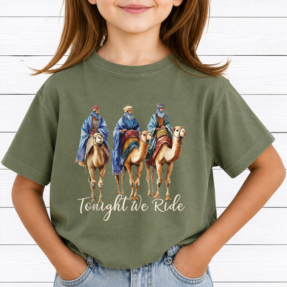 Tonight We Ride Christmas Bundle PNG, Three Wise Men Christmas Design, Christian Holiday PNG, Vintage Christmas Sublimation, Religious Xmas Graphic