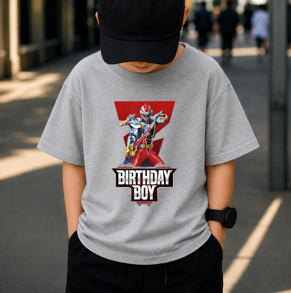 Birthday Boy PNG, Super Hero Warrior Birthday Shirt Design, Kids Action Hero Sublimation, Printable Digital Download