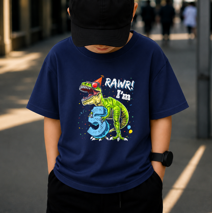 14 + Dinosaur Birthday PNG Bundle, Rawr Birthday Boy Shirt Designs, Kids Dino Party Sublimation Collection, Printable Digital Download