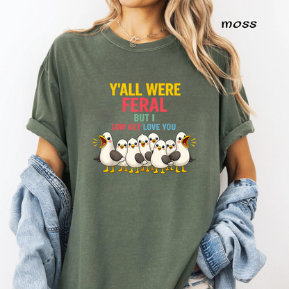 Y'all Were Feral But I Low Key Love You PNG Bundle, Funny Teacher PNG, Raccoon Classroom Designs, Back to School Sublimation, Digital Download